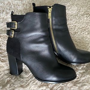 Buckle Heeled Bootie